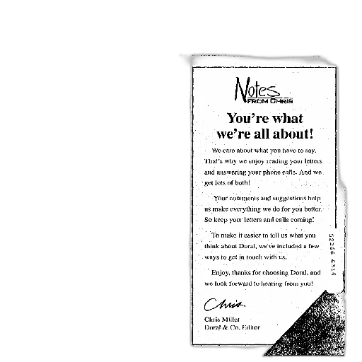 black, white, flyer, title, notes, chriss, message, about transparent PNG cut-out