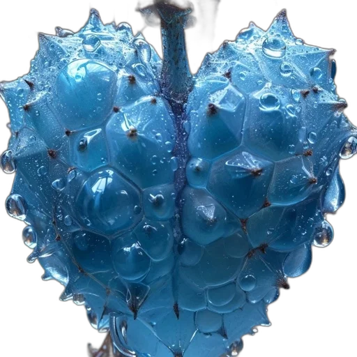 umbrella, crown, flower, jacket, 3d render, photorealistic, concept art, underwater transparent PNG cut-out