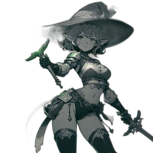 weapon, staff, sword, concept art, fantasy art, pixel art, cyberpunk, green transparent PNG cut-out