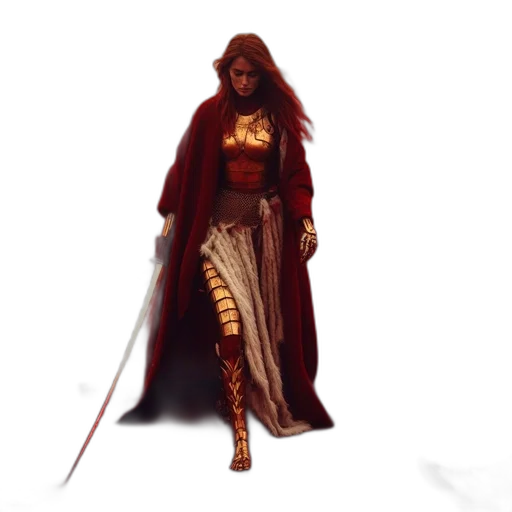 staff, sword, concept art, fantasy art, comic book art, pixel art, red, dark transparent PNG cut-out