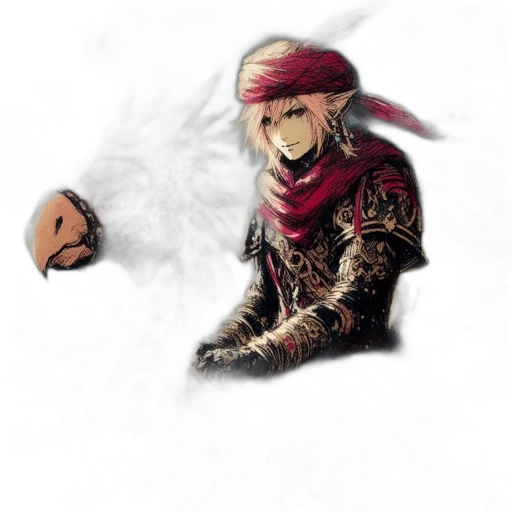 mask, dragon, face, staff, fantasy art, concept art, pixel art, 3d render transparent PNG cut-out
