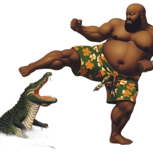 animal, creature, concept art, underwater, nature, scene, muscular, man transparent PNG cut-out