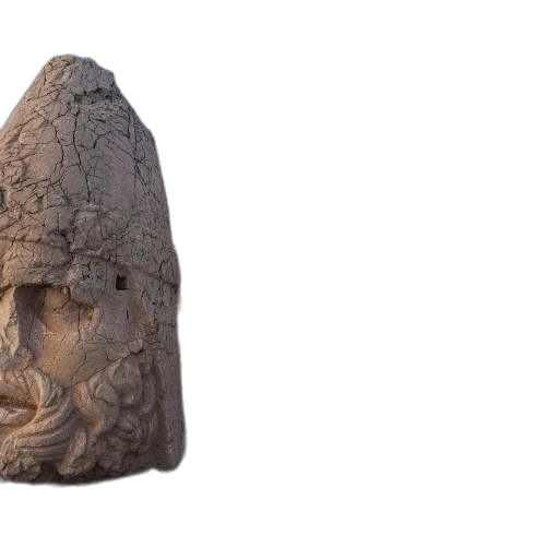 mask, face, hat, crown, 3d render, photorealistic, concept art, ancient transparent PNG cut-out