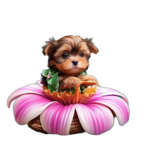 food, animal, creature, 3d render, photorealistic, concept art, small, dog transparent PNG cut-out