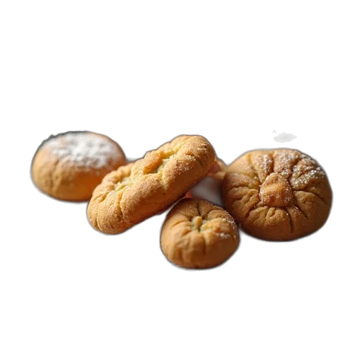 food, crown, photorealistic, 3d render transparent PNG cut-out