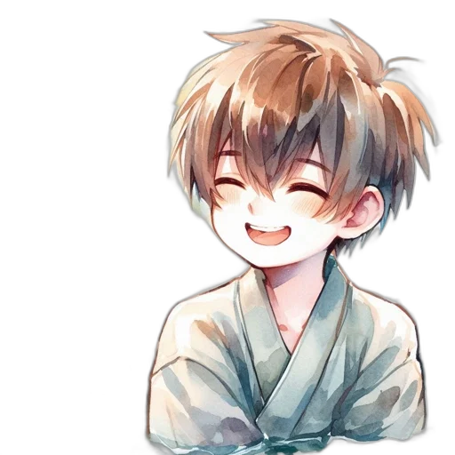 staff, anime, watercolor, pixel art, cartoon, pastel, animated, male transparent PNG cut-out