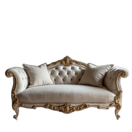 furniture, crown, 3d render, photorealistic transparent PNG cut-out