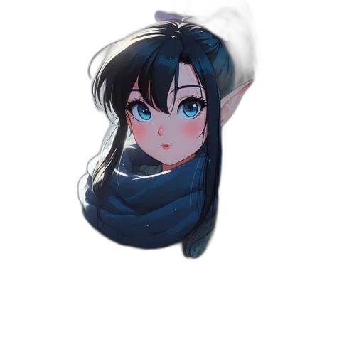 staff, mask, face, weapon, anime, fantasy art, pixel art, concept art transparent PNG cut-out