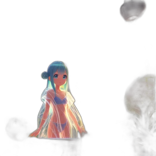 dress, umbrella, bottle, mask, watercolor, concept art, anime, pixel art transparent PNG cut-out
