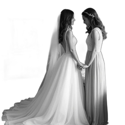 dress, jewelry, photorealistic, concept art, pencil sketch, 3d render, monochrome, black transparent PNG cut-out