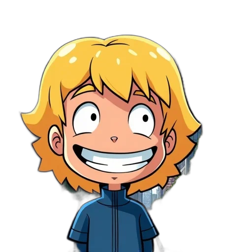 staff, face, jacket, creature, cartoon, anime, pixel art, concept art transparent PNG cut-out