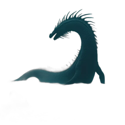 dragon, staff, creature, animal transparent PNG cut-out
