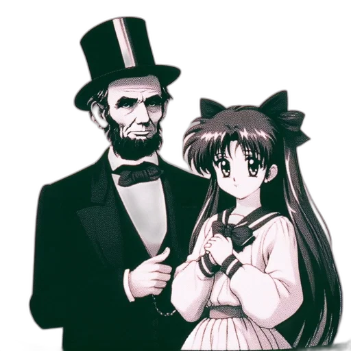 mask, hat, face, staff, anime, vaporwave, pixel art, cartoon transparent PNG cut-out