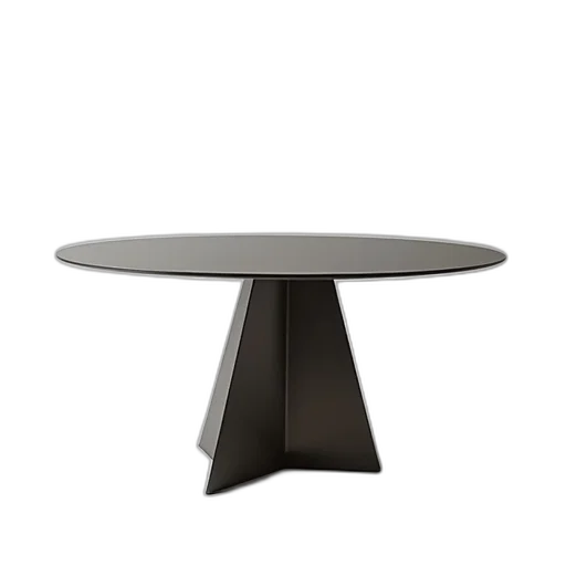 furniture, jewelry, 3d render, dark, sleek, modern, metal, table transparent PNG cut-out