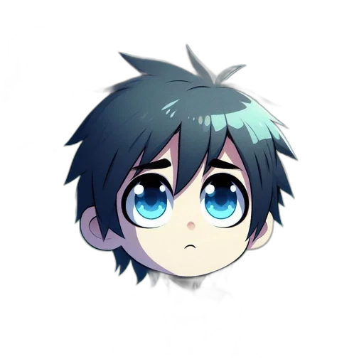 face, staff, mask, creature, anime, cartoon, pixel art, 3d render transparent PNG cut-out