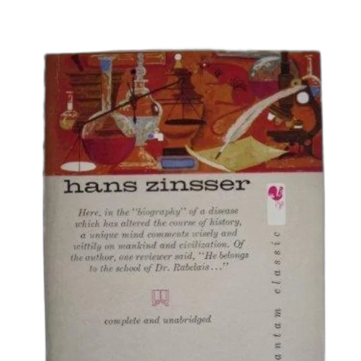 book, cover, titled, lice, history, hans, zinsser, featuring transparent PNG cut-out
