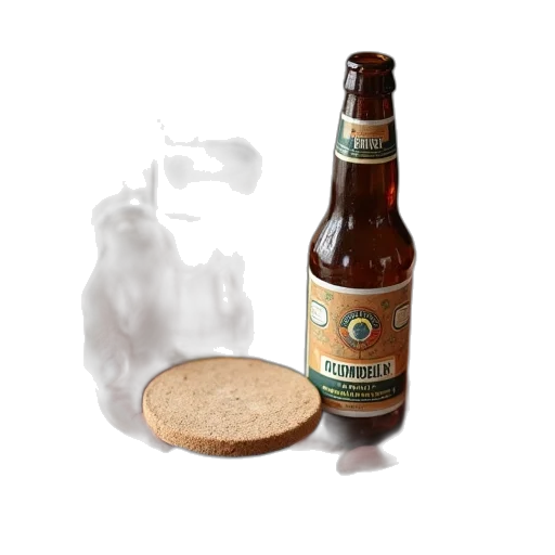 bottle, food, 3d render, person transparent PNG cut-out