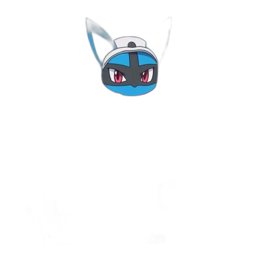 mask, robot, creature, staff, concept art, 3d render, pixel art, vaporwave transparent PNG cut-out