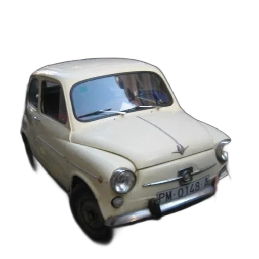 car, animal, 3d render, photorealistic, concept art, small, white, license transparent PNG cut-out