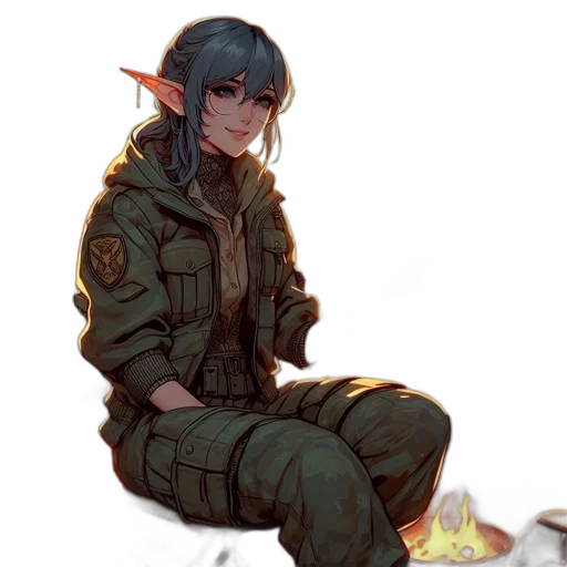 dragon, jacket, staff, weapon, concept art, fantasy art, pixel art, cyberpunk transparent PNG cut-out