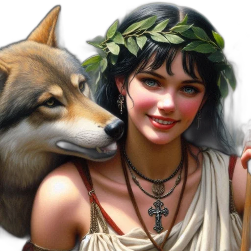 jewelry, animal, fantasy art, photorealistic, oil painting, concept art, forest, earth tones transparent PNG cut-out