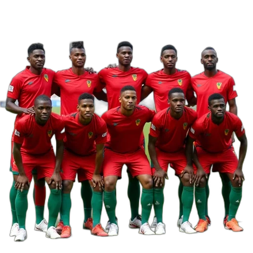 zambia, team, poses, photo transparent PNG cut-out