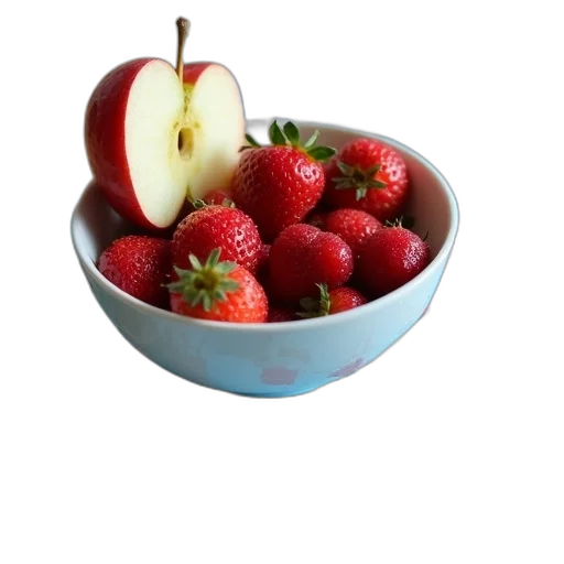 food, crown, photorealistic, 3d render, red, blue, cloth, napkin transparent PNG cut-out