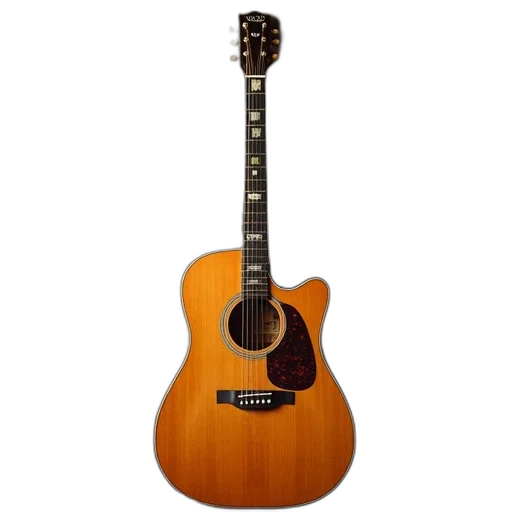 vintage, acoustic, guitar, poster transparent PNG cut-out