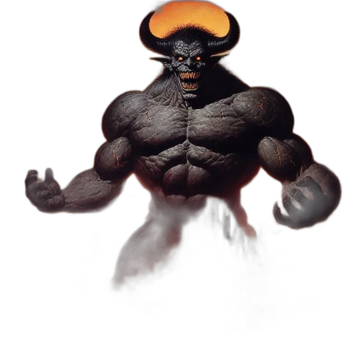 creature, staff, concept art, comic book art, fantasy art, pixel art, dark, massive transparent PNG cut-out