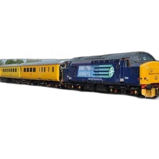 blue, yellow, train, words, directorial, services, traveling, under transparent PNG cut-out