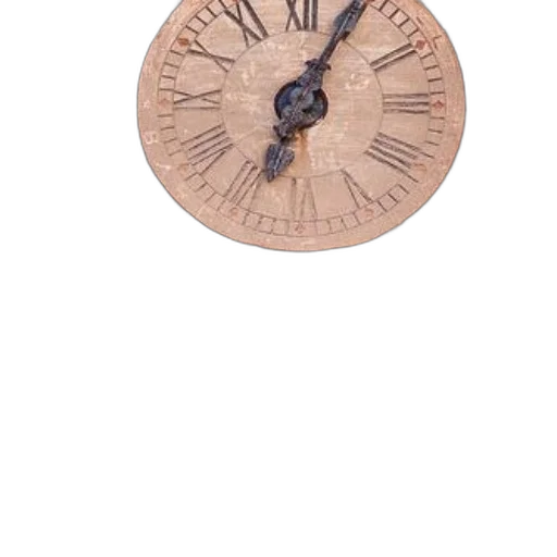 jewelry, staff, furniture, hair, 3d render, photorealistic, large, clock transparent PNG cut-out