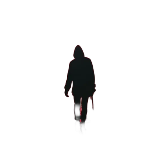 jacket, creature, umbrella, staff transparent PNG cut-out