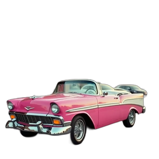car, photorealistic, concept art, 3d render, first, image, shows, vintage transparent PNG cut-out