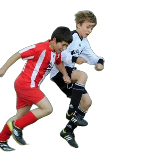 photorealistic, two, young, boys transparent PNG cut-out