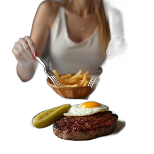 food, creature, staff, face, photorealistic, 3d render, concept art, oil painting transparent PNG cut-out