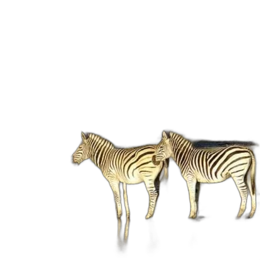 jewelry, animal, furniture, 3d render, concept art, two, zebras, stand transparent PNG cut-out