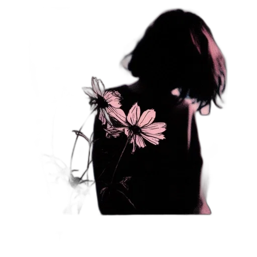 flower, dress, jacket, mask, photorealistic, watercolor, pixel art, concept art transparent PNG cut-out
