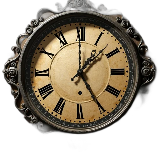 jewelry, staff, furniture, crown, photorealistic, 3d render, large, clock transparent PNG cut-out