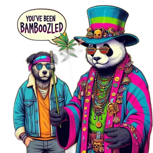 mask, umbrella, jacket, animal, concept art, comic book art, cyberpunk, vaporwave transparent PNG cut-out