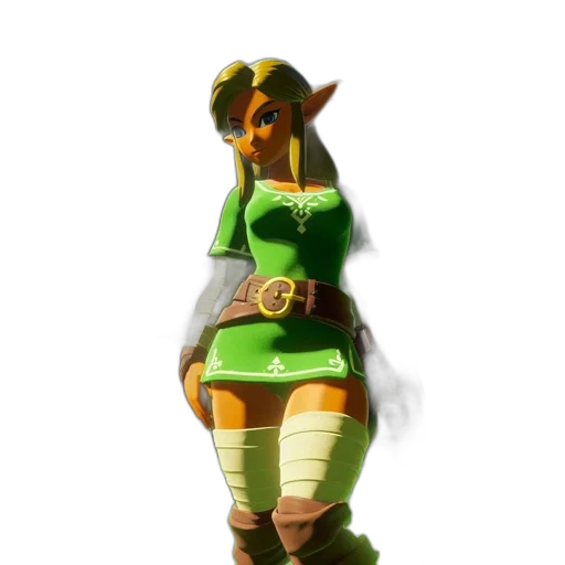 dress, staff, concept art, 3d render, fantasy art, pixel art, green, elaborate transparent PNG cut-out