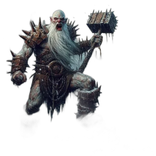 creature, staff, weapon, concept art, fantasy art, comic book art, pixel art, elderly transparent PNG cut-out