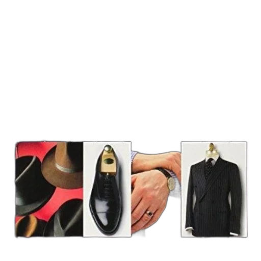 jacket, shoes, dress, jewelry, earth tones, dark, cover, gentleman transparent PNG cut-out