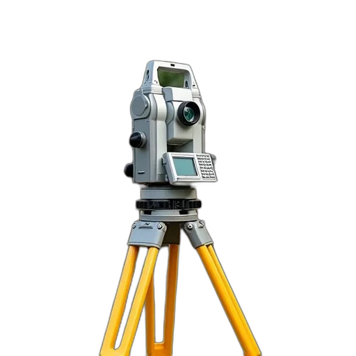 staff, robot, weapon, 3d render, silver, theodolite, surveying, instrument transparent PNG cut-out