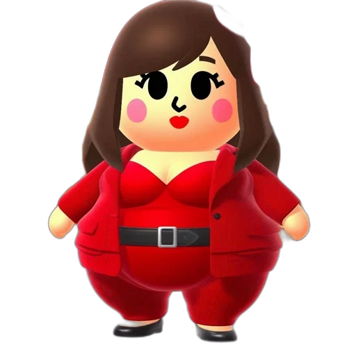 jacket, staff, dress, animal, 3d render, cartoon, concept art, pixel art transparent PNG cut-out