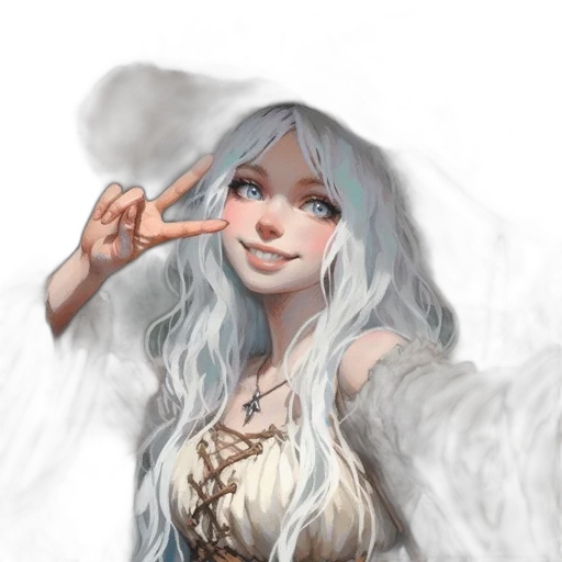 dragon, face, dress, fantasy art, concept art, anime, photorealistic, pastel transparent PNG cut-out