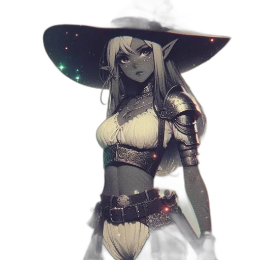 staff, mask, sword, hat, fantasy art, concept art, pixel art, comic book art transparent PNG cut-out