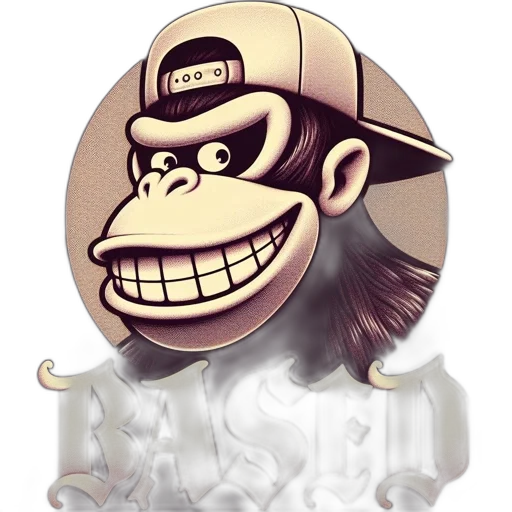 mask, cartoon, 3d render, concept art, photorealistic, animated, monkey-like, figure transparent PNG cut-out