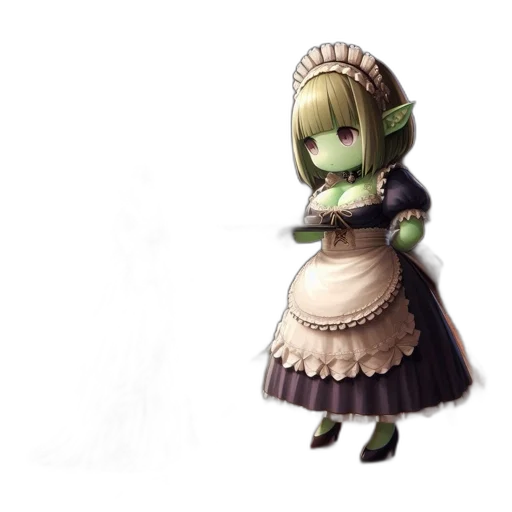 dress, staff, mask, creature, pixel art, concept art, 3d render, fantasy art transparent PNG cut-out
