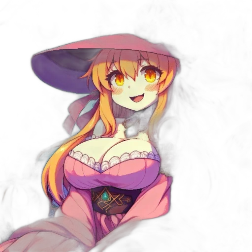 hat, dress, dragon, staff, anime, pixel art, fantasy art, watercolor transparent PNG cut-out