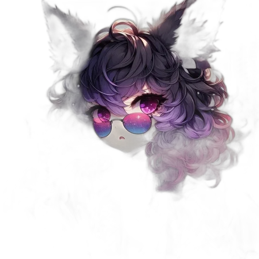 mask, face, hair, dragon, concept art, fantasy art, anime, watercolor transparent PNG cut-out